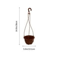 thumbnail image 6 of Hongchegh plant hanger pot 6 Sets Hanging Flowerpot Plastic Planter Decorative Orchid Hanging Pot, 6 of 11