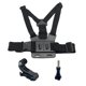 thumbnail image 1 of Soporte para teléfono con correa para el pecho, soporte para cámara de acción, ajustable, fácil de instalar, rotación de 360 grados, clip para teléfono, kit de correa para el pecho, 1 of 8