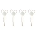 thumbnail image 1 of Kawaii Hair Accessories Plush Balls Hair Ornament Retro Shape Children Daily Wear Assorted Color Easy Use 2Pairs, 1 of 3