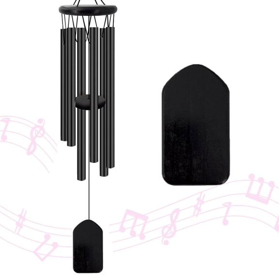 Wind Chimes for Outside, Wind Chimes Outdoor Clearance,Memorial Wind Chimes with 8 Metal Tubes & Hook