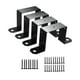 thumbnail image 1 of 4 Soportes para Postes de Cerca de 3,5 X 3,5 Pulgadas, Soporte de Madera para Postes, Metal Resistente, Resistente a La Oxidación, Accesorios para Cer, 1 of 8