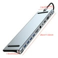 thumbnail image 3 of 14 en 1 Concentrador USB C Con Audio VGA Ethernet 100W PD SD/TF Compatible 4K, 3 of 3
