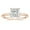 Rose gold, variant on 2CT 925 Sterling Silver Engagement Rings Princess Cut Cubic Zirconia CZ Wedding Promise Rings for Her Stunning Wedding Bands for Women Size 3-11