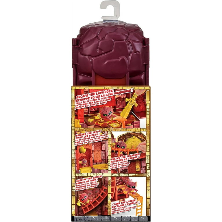 treasure 15枚 TREASURE X Lost Lands Skull Island Lava Tower Micro Playset, 15