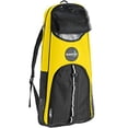 thumbnail image 1 of Mochila de snorkel y buceo de Phantom Aquatics - Cabe aletas, tubo, máscara y más - Ideal para viajes - Amarillo, 1 of 3