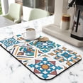 thumbnail image 2 of Super Absorbent 19.5x12in Mexican Coffee Drying Mat Diatom Mud Dish Pad Coffee Mat An Elegant Kitchen Gadget Ensuring Dry & Organized Counters, 2 of 7