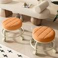 thumbnail image 4 of Taburete de Rueda Giratoria con Ruedas de Plástico, asiento Móvil Bajo para Sala de Estar, Comodidad Del Hogar, 4 of 6