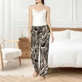 thumbnail image 4 of Balery Leopard And Zebra1 Pantalones de pijama para mujer, pijamas ultraligeros, pantalones de estar por casa-XX-Large, 4 of 6