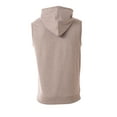 thumbnail image 2 of A4 Agility Sleeveless Tech Fleece Hoodie For Men in Heather | N4002, 2 of 3