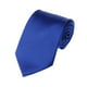 NYfashion101 Cravate en Polyester Couleur Unie pour Hommes Ps36-Bleu Royal – image 1 sur 2