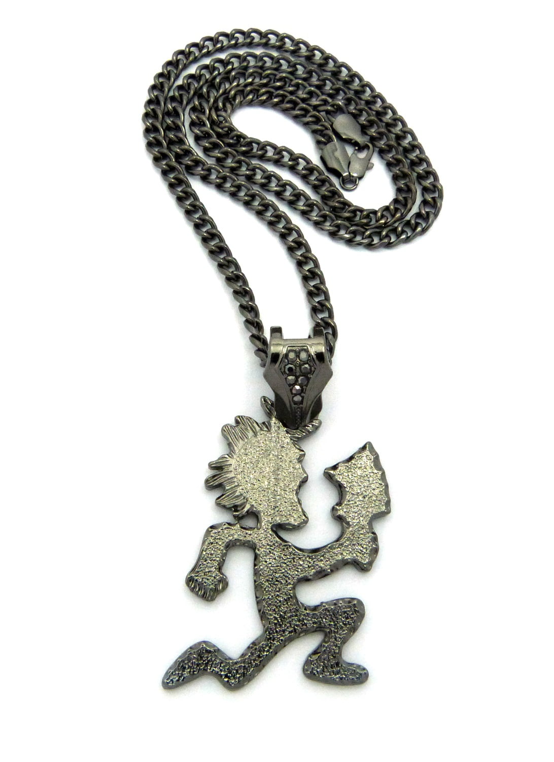 Nyfashion101 Polished Diamond Cut Edge Hatchetman Pendant 5mm