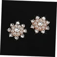 thumbnail image 5 of LOLIPPYY 10pcs Rhinestone Brooch Buttons Faux Alloy Round for Women Garment Crafts Decoration, 5 of 8
