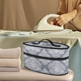 thumbnail image 2 of HELLHERO Floral Pattern Portable Travel Steamer Storage Case Polyester Handheld with Zipper Handle for Travel Clothes Steamer, Bag Only, 2 of 6