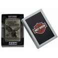 thumbnail image 7 of Zippo Harley-Davidson Eagle Photo Image 360? High Polish Black Pocket Lighter, 7 of 7