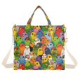 thumbnail image 7 of FORMRS Womens Corduroy Tote Bag Crossbody Shoulder Purse Handbag with Detachable Strap, Cartoon Birds Pattern, 7 of 7