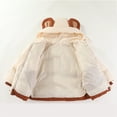 thumbnail image 5 of Baby Boys Girls Coat Toddler Kids Bear Hoods Jacket Lightweight Outerwear, 1-6Y, 5 of 11