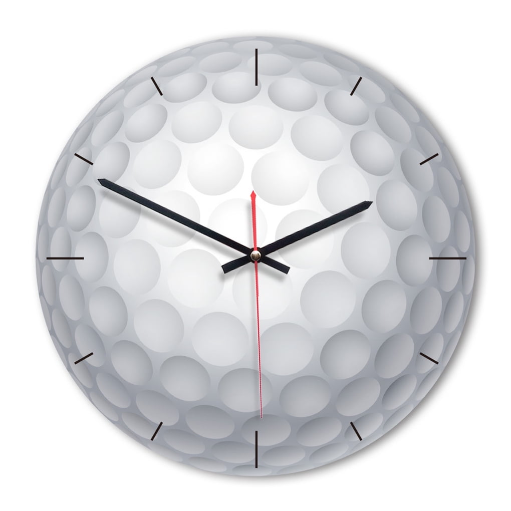 Homeholiday Round Wall Clock Without Numbers Basketball Football