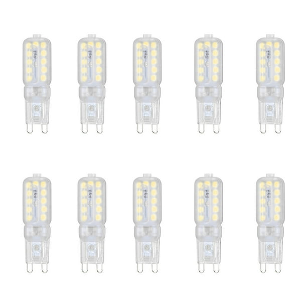 Led Bombilla De Cápsula Regulable Reemplazar Lámparas De Luz 10Pcs G9 8W Vogacara HA026192-01