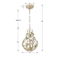 thumbnail image 6 of Crystorama Lighting - Josie - 3 Light Mini Chandelier-16 Inches Tall and 9, 6 of 9