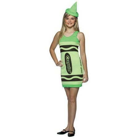 Crayola Screamin' Green Tank Dress Teen Costume by Rasta Imposta