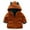 Brown, variant on BULLPIANO Baby Girls Boys Fleece Hooded Jacket Zip Up Coat Winter Warm Bear Ear Cute Jackets Kids Outerwear