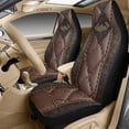 thumbnail image 3 of Xixirimido Car Seat Covers for Front Seats 5Pcs Car Accessories with Seat Belt Covers & Center Console Cover Universal Fit for SUVs,Vans,Trucks,Sedans, Bat Leather Print, 3 of 8