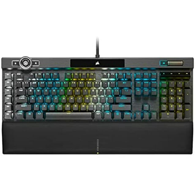 Teclado Gamer Corsair K100 Mecánico Iluminación RGB -Gris