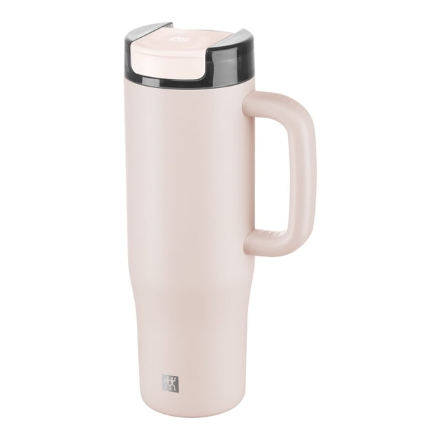ZWILLING Contenant Isotherme Plus Contenant Isotherme Gobelet à Paille, 900 ml, Acier Inoxydable, Rose