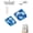 Blue, variant on Modern 2-in-1 LED Ceiling Fan Light, Twin Window Fans for Home Bedroom, Double Head Ceiling Fan LED Light, Remote Control, Adjustable Angle, Quiet Copper Motor, Easy Install(White)