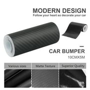 BUYISI 10Cm Carbon Fiber Car Stickers Door Sill Scuff Anti Scratch Tape Protection