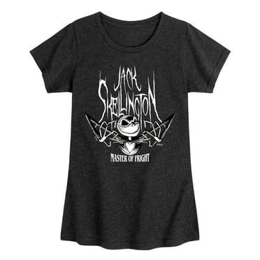 Disney - The Nightmare Before Christmas - MOF Jack Skellington - Toddler & Youth Girls Short Sleeve Graphic T-Shirt
