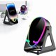 thumbnail image 1 of wonima11 2026 New Wireless Induction Speaker 5-in-1 Bluetooth Speaker with Phone Stand, Stereo Sound, Rechargeable Speakers Amplifier with Rechargeable Colorful Light, Birthday Gifts (Black), 1 of 1