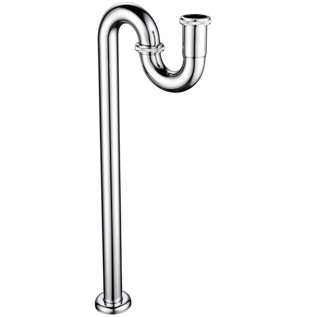 Trampa de S de Latón CIENCIA WT04 para Lavabo con Acabado Cromado 1-1/4"