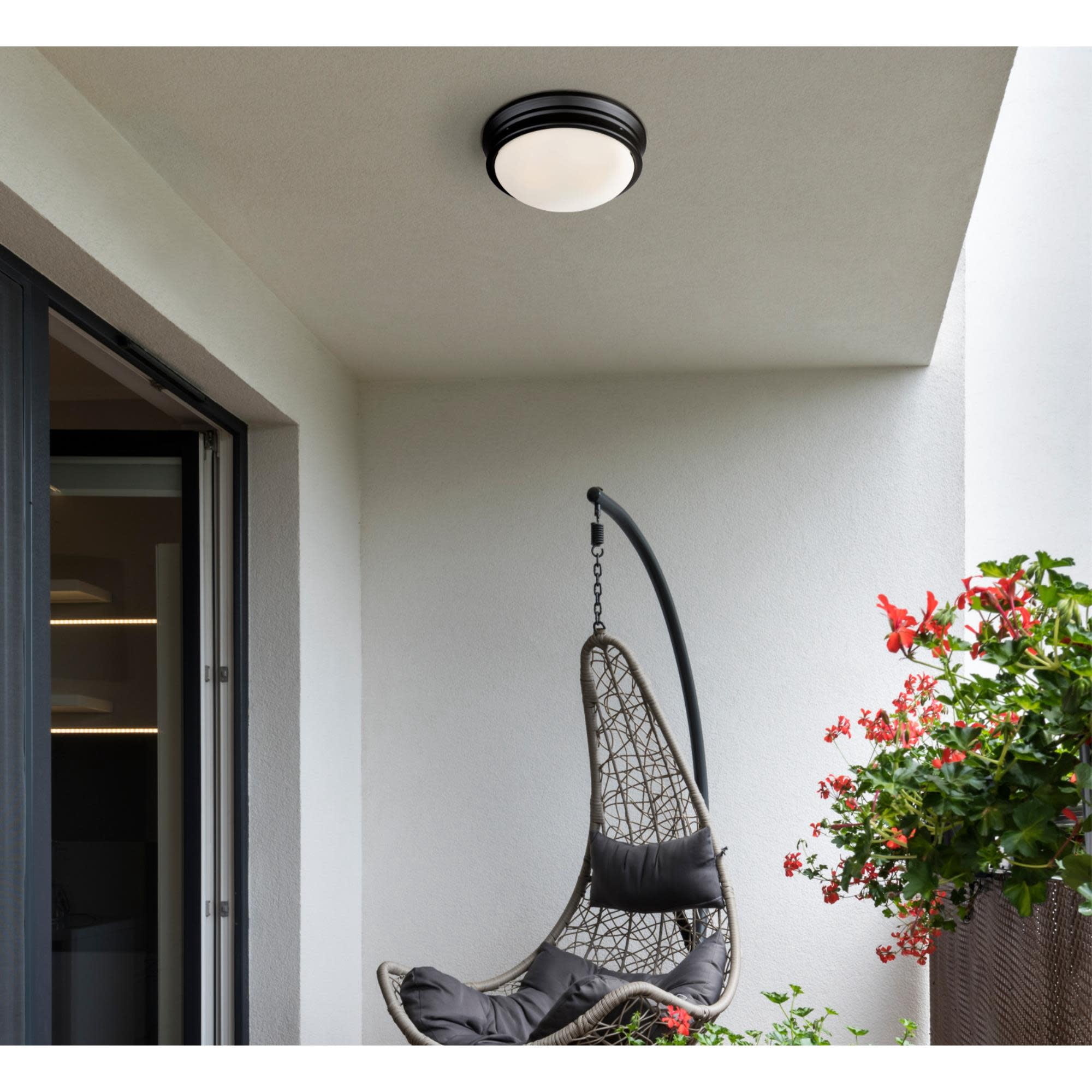 Westinghouse 6370600 Meadowbrook 2 Light 13" Wide Led Flush Mount Bowl Ceiling Fixture -