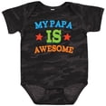 thumbnail image 3 of Inktastic My Papa is Awesome Boys or Girls Baby Bodysuit, 3 of 5