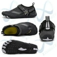thumbnail image 4 of Zapatos acuáticos elásticos de secado rápido para hombre y mujer, zapatillas Unisex para nadar en el agua, zapatos de natación aguas arriba, zapatillas de playa descalzas, verano, 4 of 5