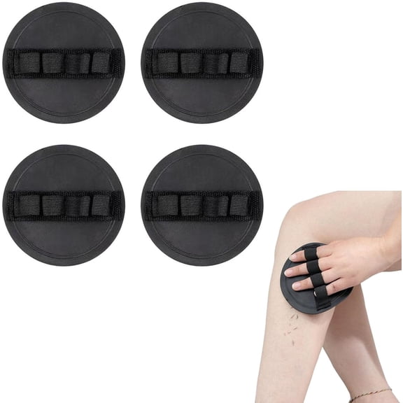4 Counts Soft Rubber Shower Scrubber for Efficient Cleansing Body, Gentle Exfoliating Bath Brush for All Kinds of Skin and More Cleaning