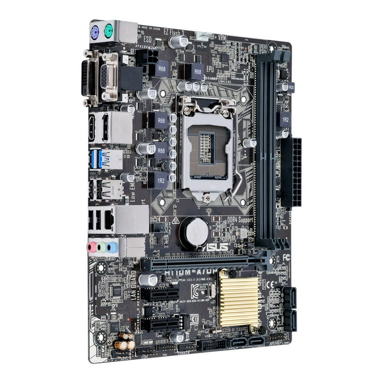 ASUS H110M-A i7-7700 メモリ16GB SSD250GB Asus H110M-A/Dp Motherboard - H110M-A/DP - Walmart.com