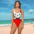 thumbnail image 4 of Hello Kitty Theme Women's One-Piece Coverage Swimsuit, 4 of 8