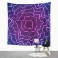 thumbnail image 2 of ZEALGNED Glowing Neon Light Curves and Dots Pattern Black White Wall Art Hanging Tapestry Home Decor for Living Room Bedroom Dorm 51x60 inch, 2 of 2