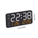 thumbnail image 3 of Reloj electrónico para muebles de oficina en casa, reloj despertador digital multifuncional, reloj LED con pantalla de fecha y temperatura, reloj digital, 3 of 6