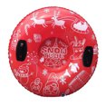 thumbnail image 1 of Tubo Nieve Inflable Invierno Con Asas Círculo Piel Engrosada para Y Adultos () Rojo, 1 of 4