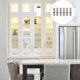 thumbnail image 5 of 8Pcs Black Overlay Cabinet Hinges For Home Kitchen Bathroom Use Self Closing Durable Hardware, 5 of 5