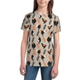 thumbnail image 3 of Wukai Funny Chicken Youth Unisex Short Sleeve T-Shirt for Boys, Girls, Teens, and Kids-X-Small, 3 of 7