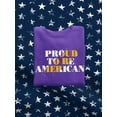 thumbnail image 3 of Proud To Be American Gold Sweatshirt Men -Image by Shutterstock, Male Large, 3 of 4