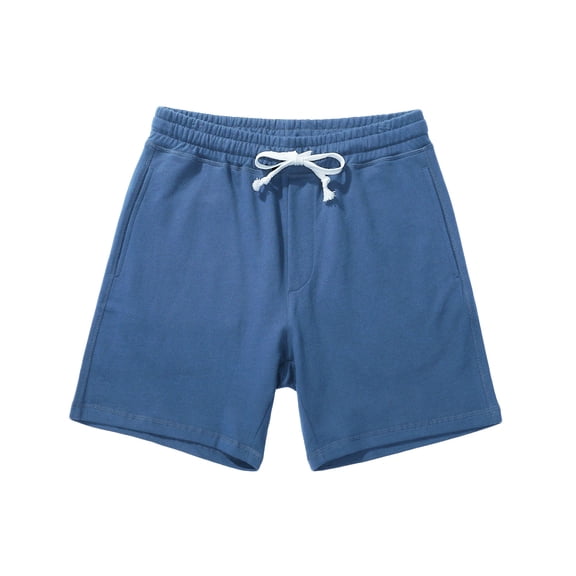 LMOIPLI Mens Athletic Workout Shorts Cotton Casual Shorts Drawstring Elastic Waist Joggers Sports Sweat Shorts Light Blue XL
