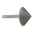 thumbnail image 4 of Electroplated Diamond Cone Chamfer Grinding Head Stone Glass Chamfering 30Mm, 4 of 8