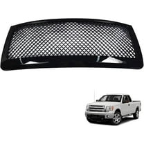 SEBLAFF Glossy Black Front Hood Bumper Grill Honeycomb Grille Cover Replacement for 2009-2014 F-150 9L3Z8200A
