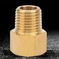 thumbnail image 3 of Adaptateur pour Pression Mâle vers NPT Femelle Raccord en Laiton pour Manomètre Raccords de Tuyaux Industriels, 3 of 8