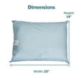thumbnail image 4 of McKesson Reusable Water-Resistant Soft Polyester Fill Blue Bed Pillow, 19" x 25", 12 Ct, 4 of 11